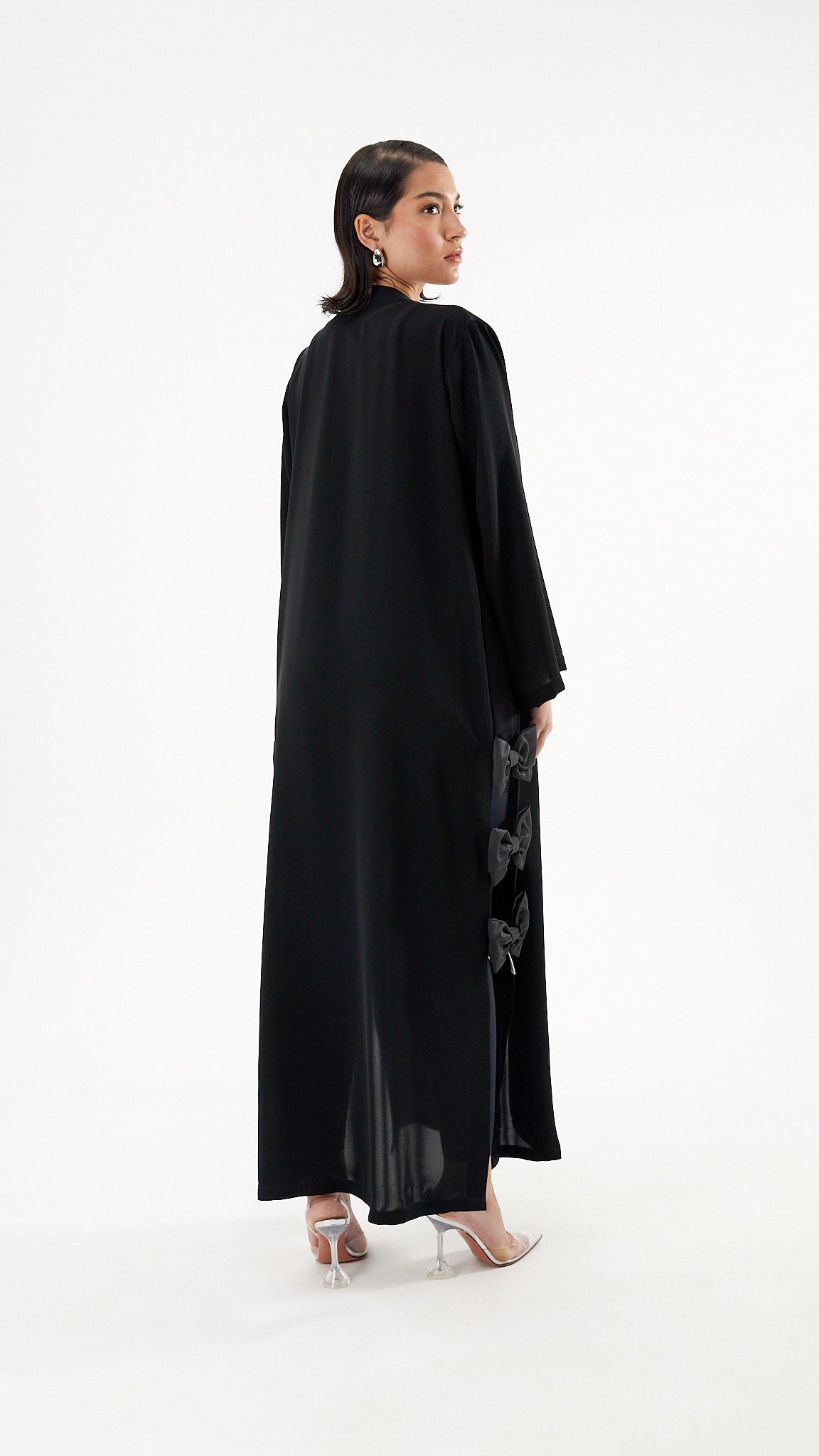 Black Bow Abaya