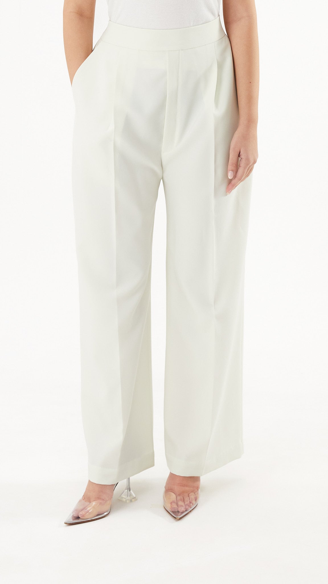 Off-White Wide-Legs Pants