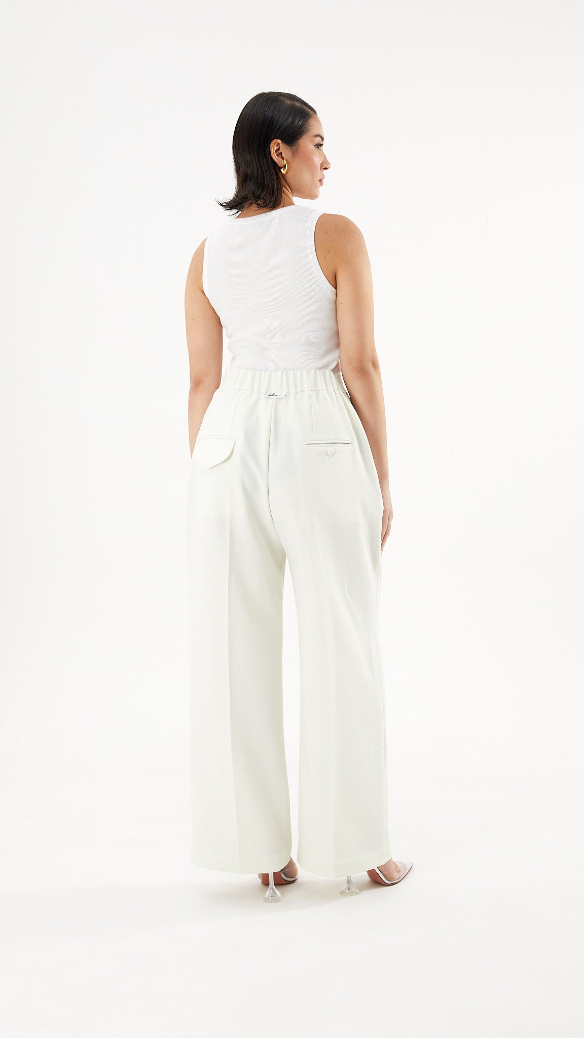 Off-White Wide-Legs Pants